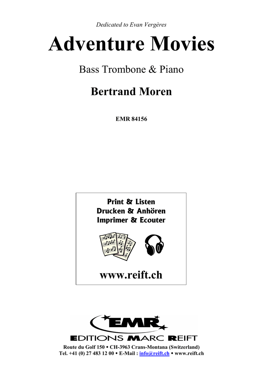 Adventure Movies Adventure Movies Bass Trombone scores gallery preview page 2