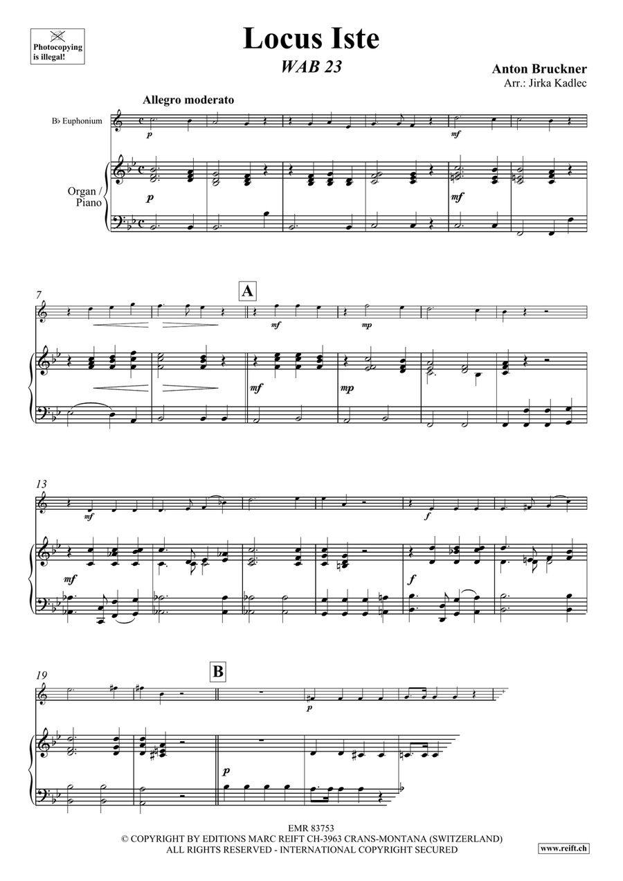 Locus Iste Locus Iste Euphonium scores gallery preview page 3