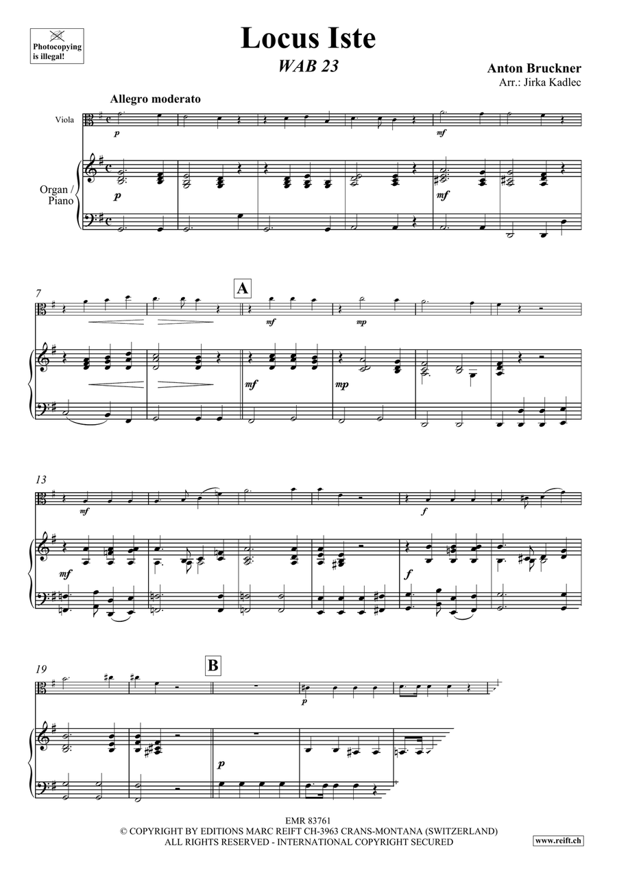 Locus Iste Locus Iste Viola scores gallery preview page 3