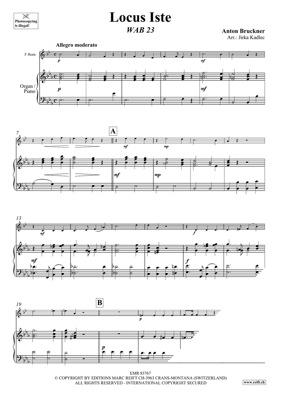 Locus Iste Locus Iste Horn scores gallery preview page 3