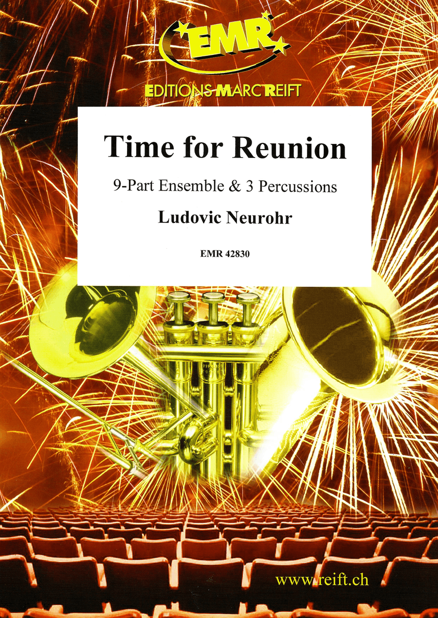 Time for Reunion Time for Reunion Percussion scores gallery preview page 1