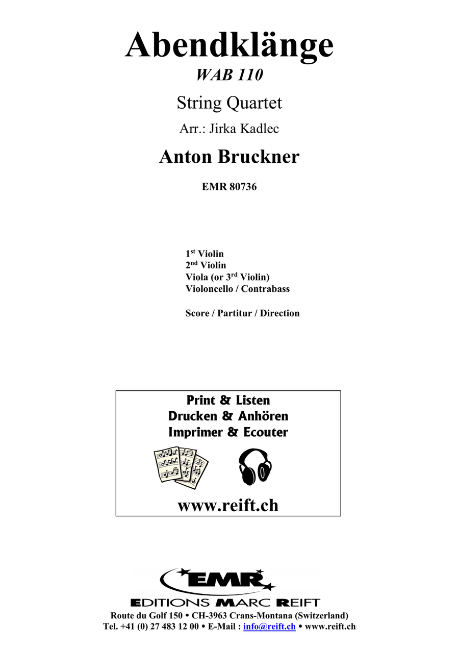 Abendklänge Abendklänge String Quartet scores gallery preview page 2