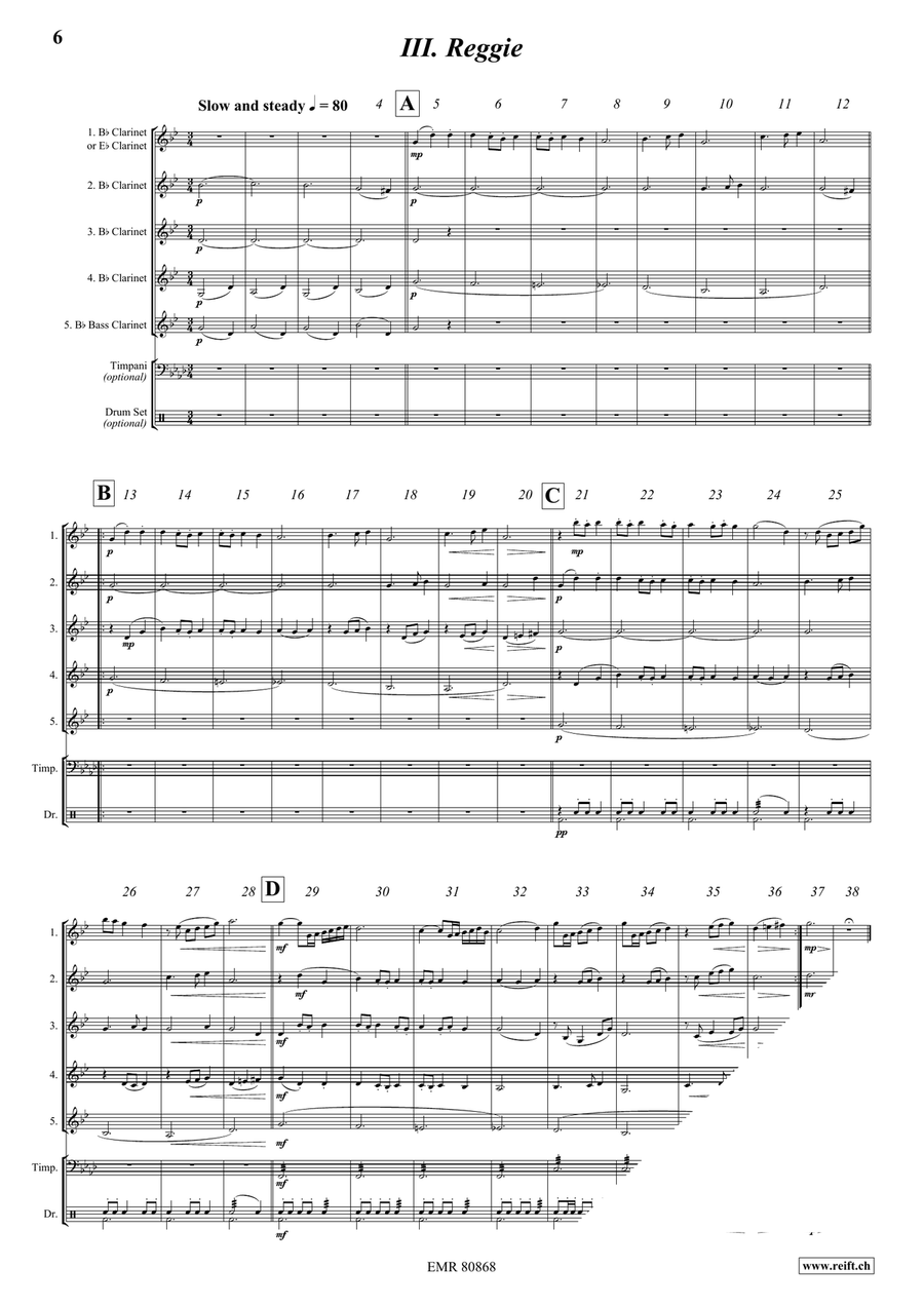 It's A Dog's Life! It's A Dog's Life! Clarinet Quintet scores gallery preview page 6