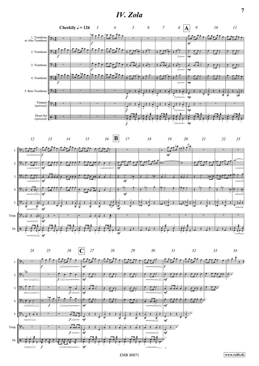 It's A Dog's Life! It's A Dog's Life! Trombone scores gallery preview page 7