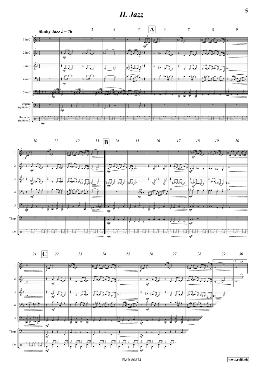 It's A Dog's Life! It's A Dog's Life! Woodwind Quintet scores gallery preview page 5