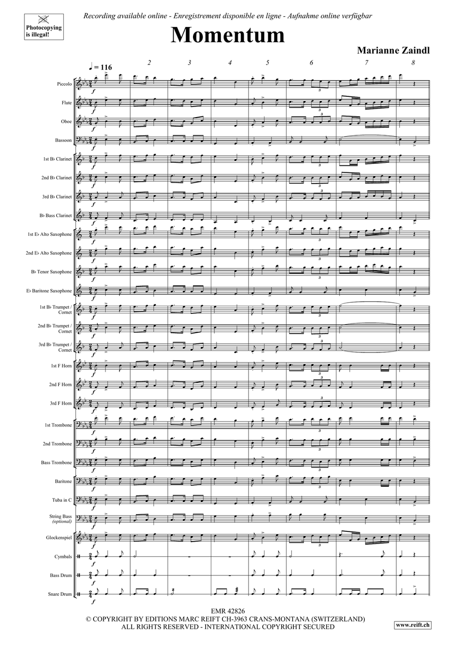 Momentum Momentum Concert Band scores gallery preview page 4