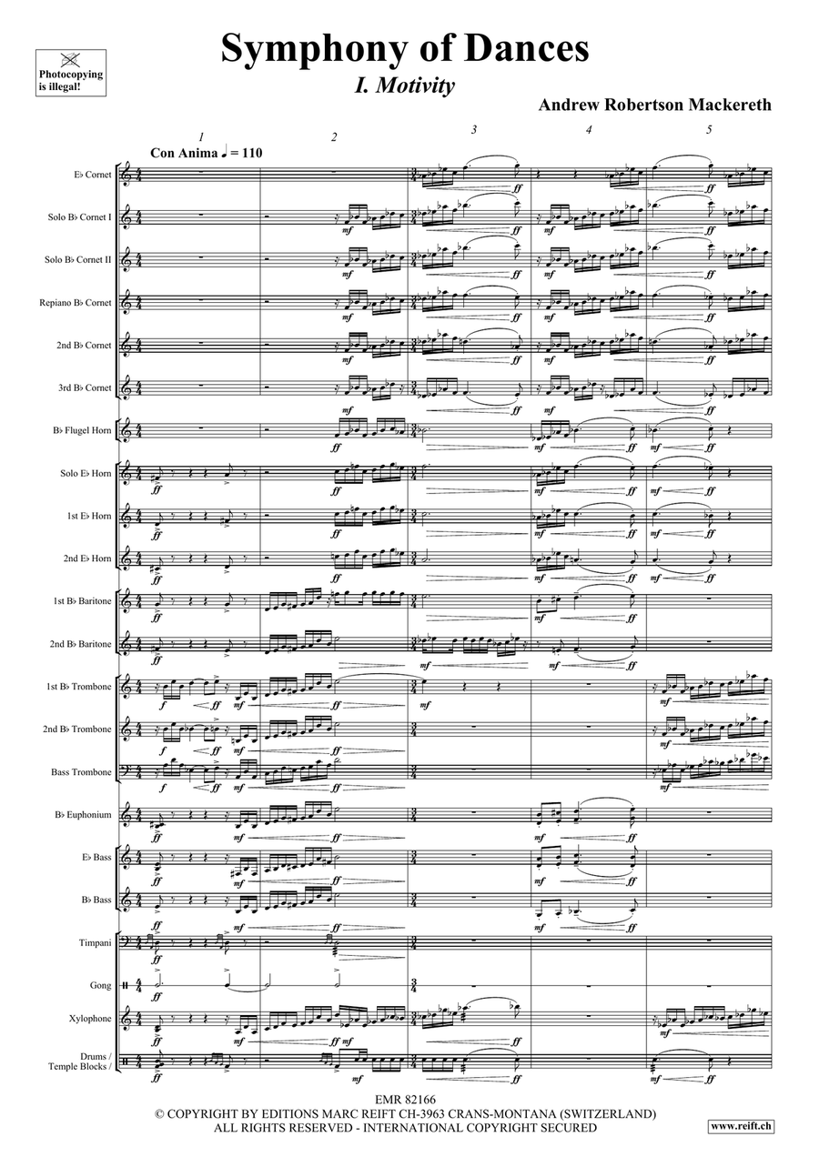 Symphony of Dances Symphony of Dances Brass Band scores gallery preview page 5