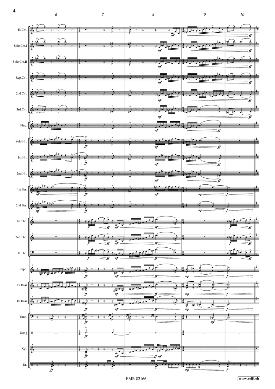 Symphony of Dances Symphony of Dances Brass Band scores gallery preview page 6