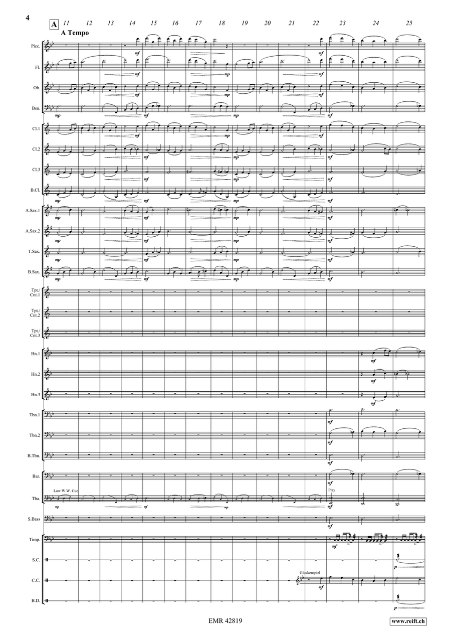 To God Be The Glory To God Be The Glory Concert Band scores gallery preview page 5