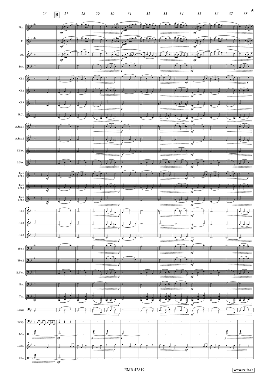 To God Be The Glory To God Be The Glory Concert Band scores gallery preview page 6
