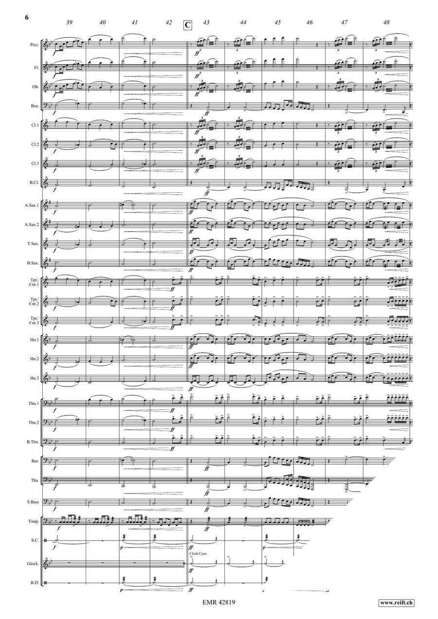 To God Be The Glory To God Be The Glory Concert Band scores gallery preview page 7