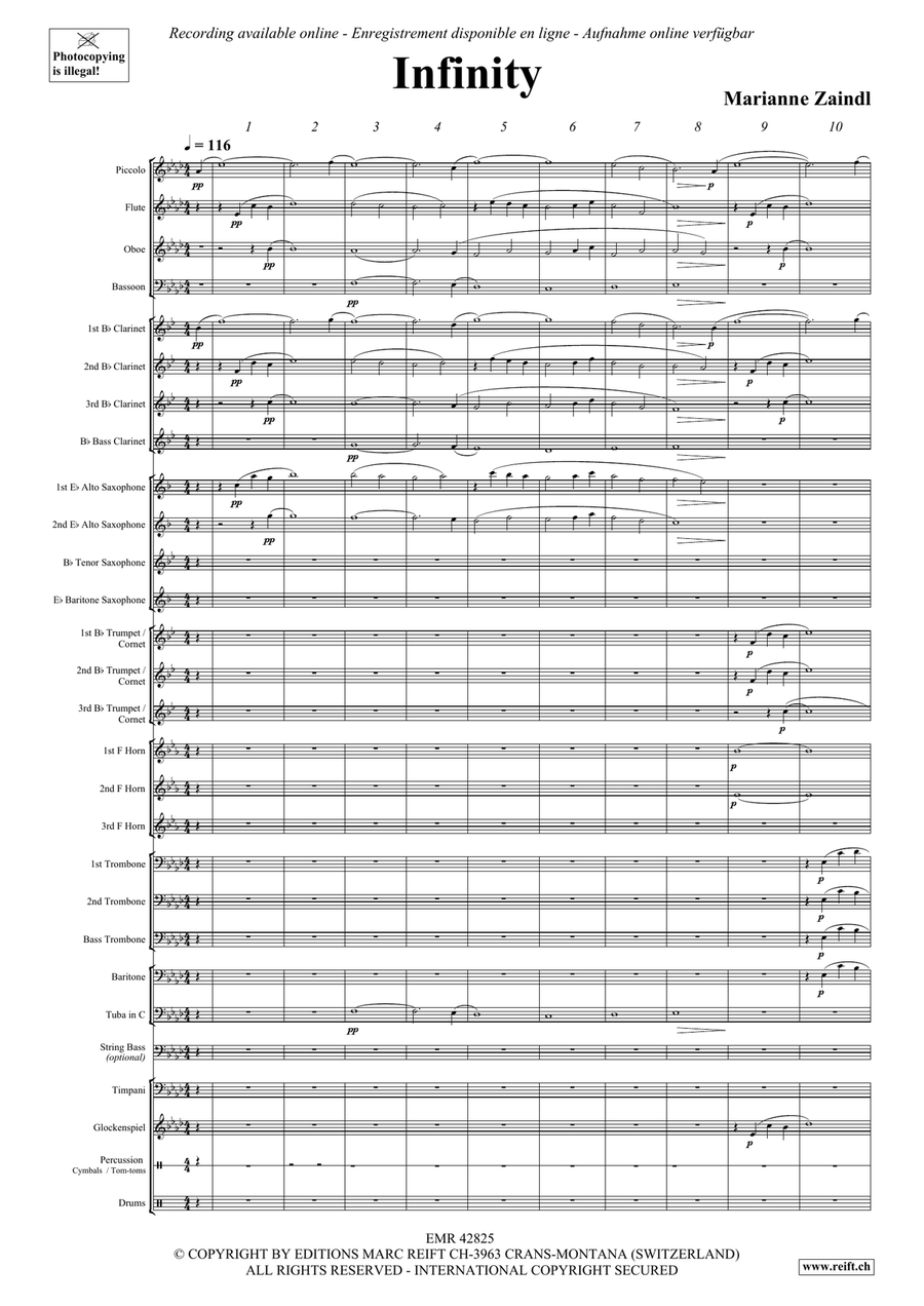 Infinity Infinity Concert Band scores gallery preview page 4
