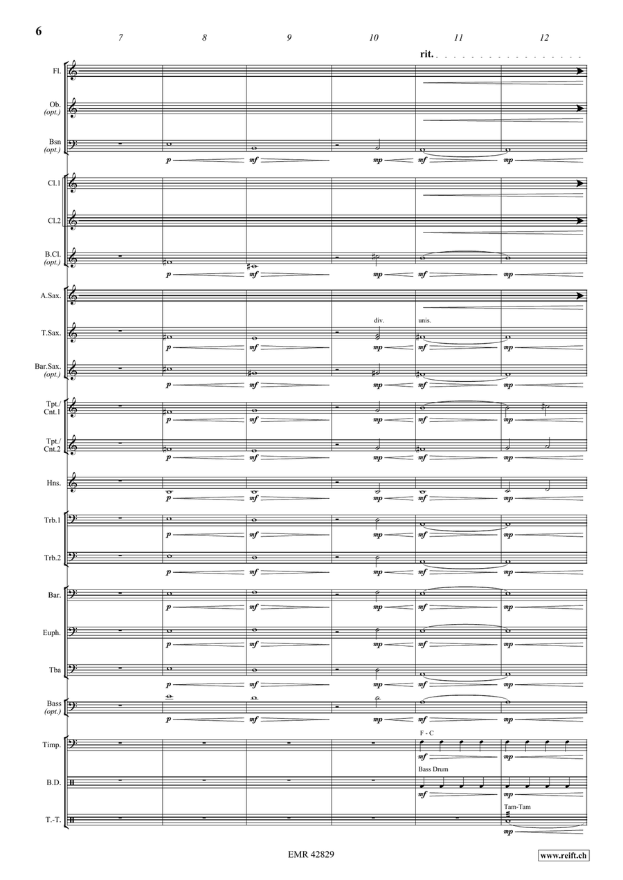 Time for Reunion Time for Reunion Concert Band scores gallery preview page 5