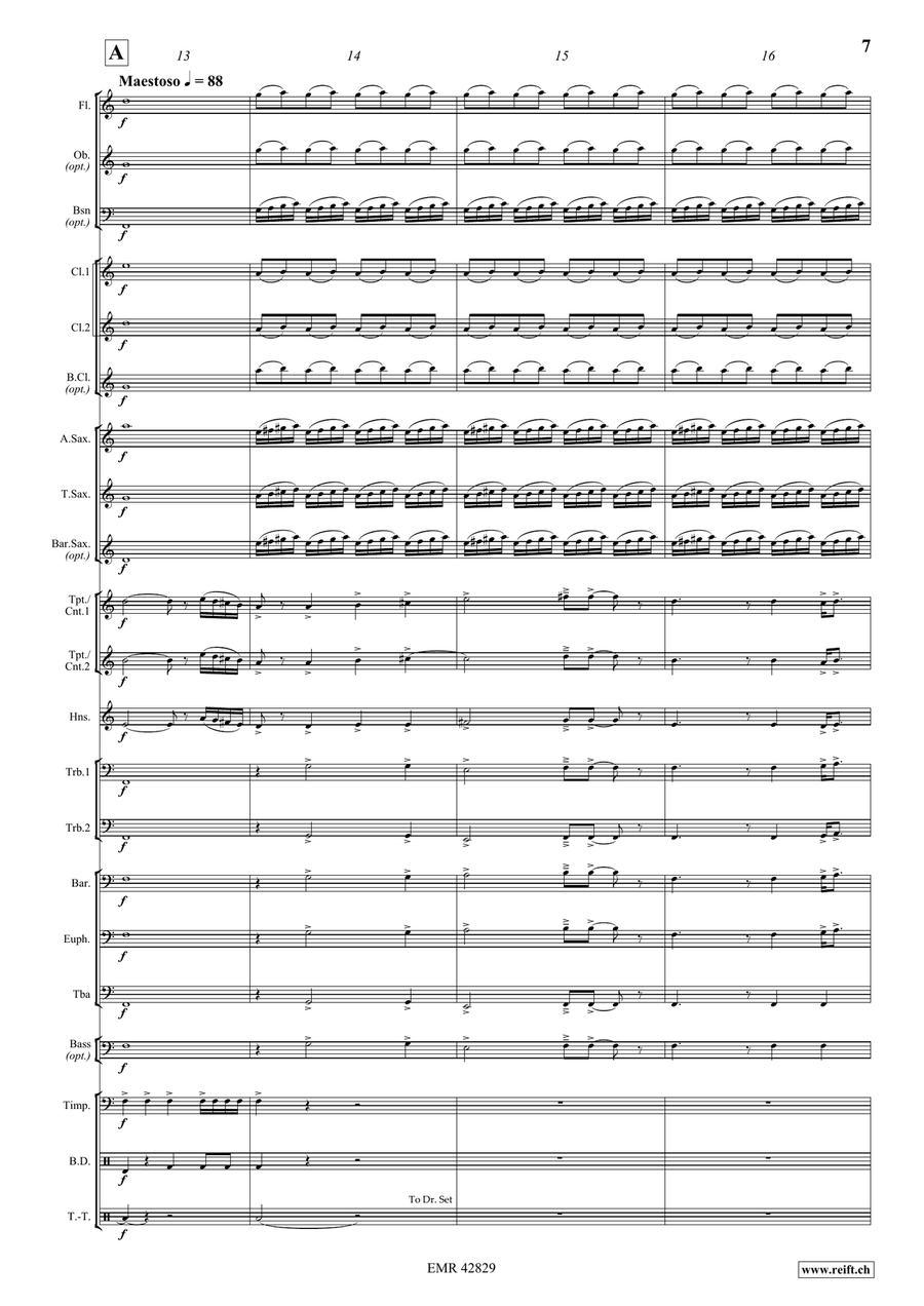 Time for Reunion Time for Reunion Concert Band scores gallery preview page 6