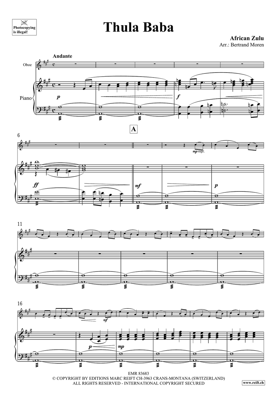 Thula Baba Thula Baba Piano Accompaniment scores gallery preview page 3