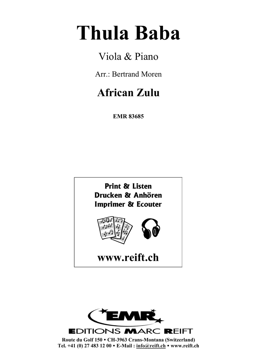 Thula Baba Thula Baba Piano Accompaniment scores gallery preview page 2