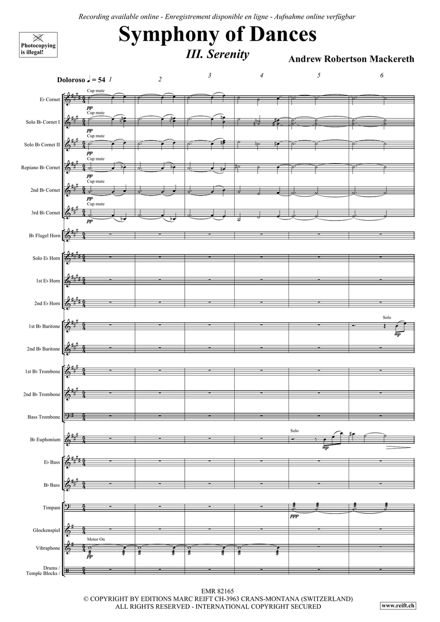 Symphony of Dances Symphony of Dances Brass Band scores gallery preview page 5