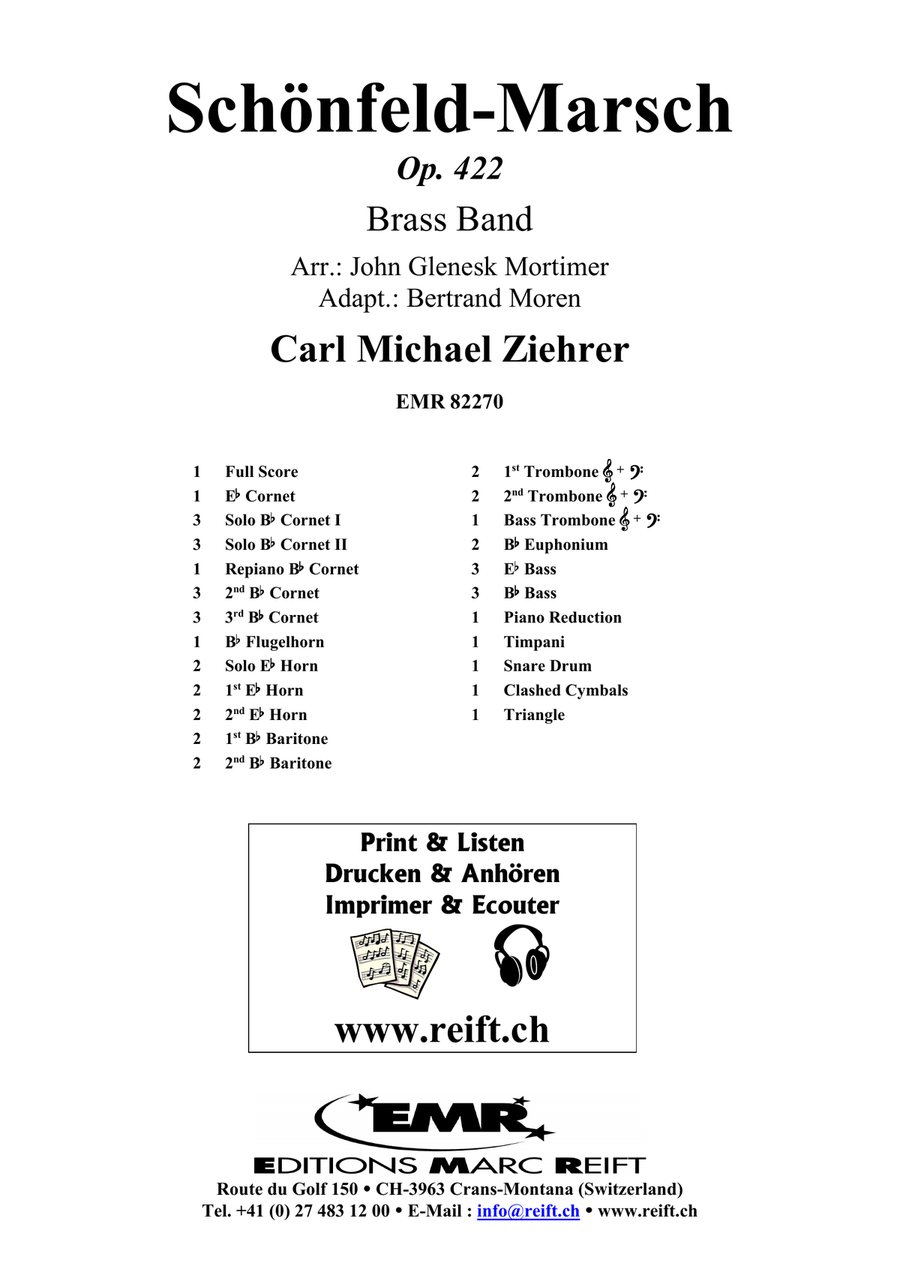 Schönfeld-Marsch Schönfeld-Marsch Brass Band scores gallery preview page 2