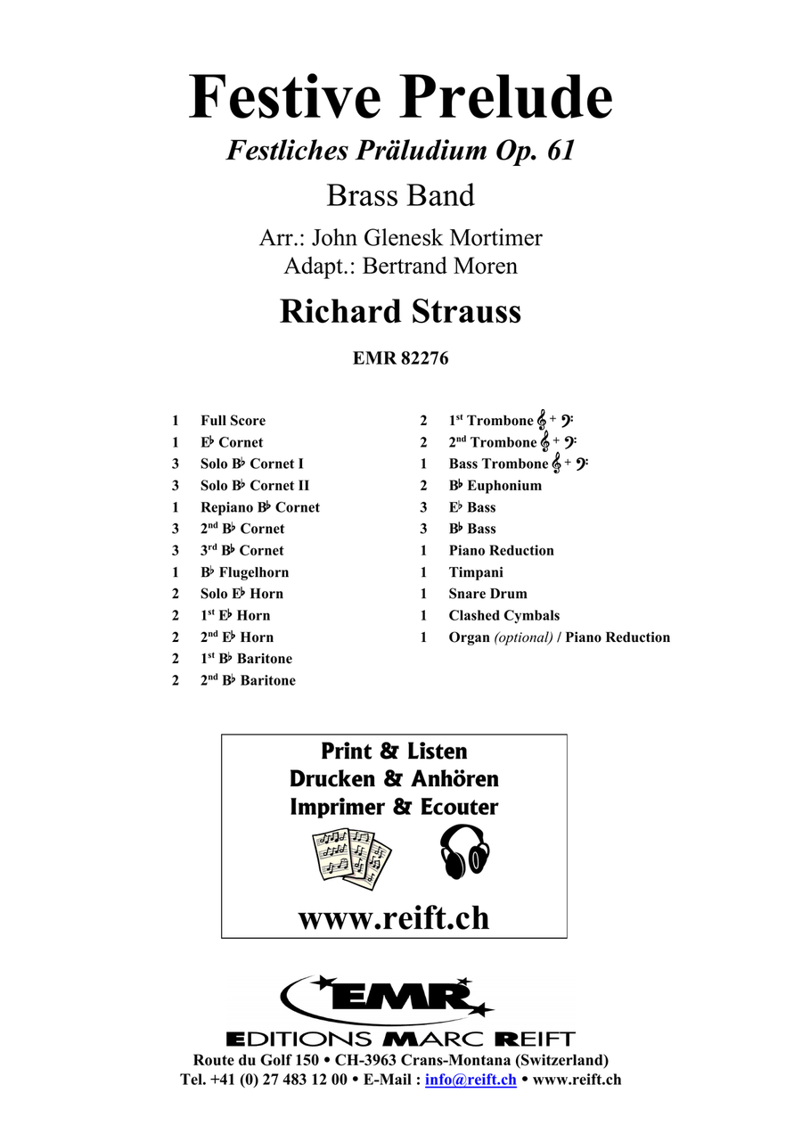 Festive Prelude Festive Prelude Brass Band scores gallery preview page 2