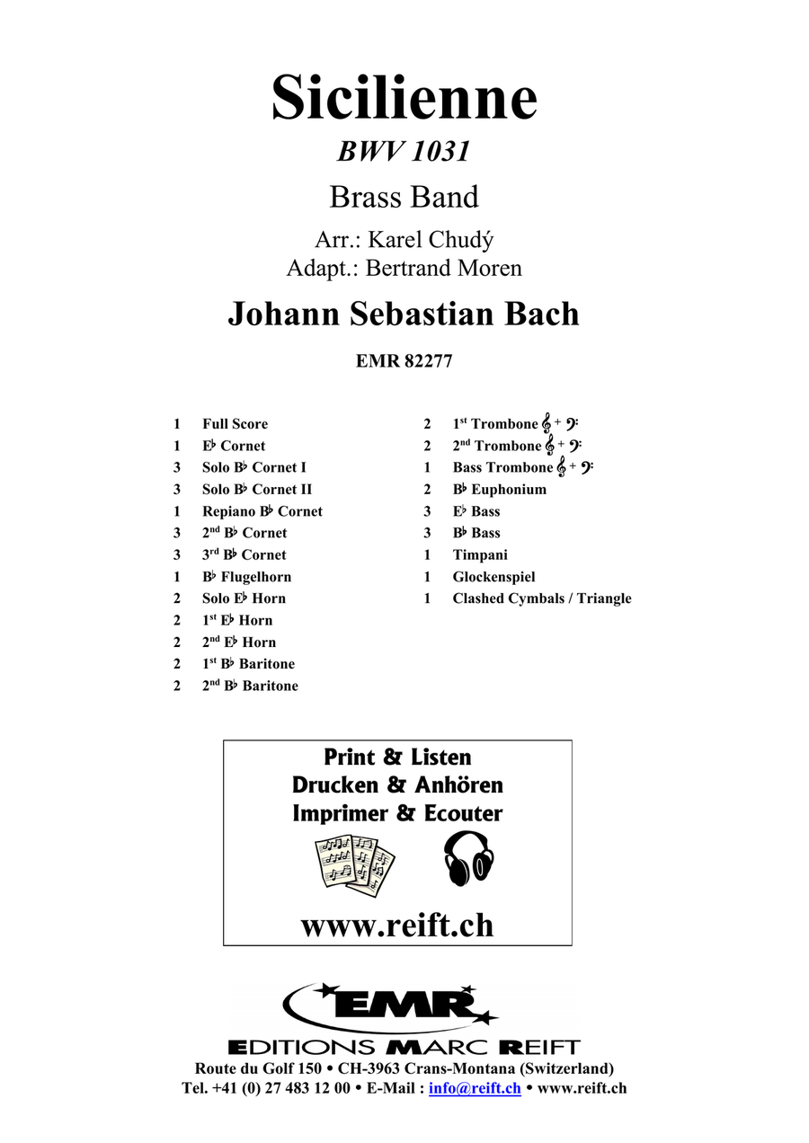 Sicilienne Sicilienne Brass Band scores gallery preview page 2