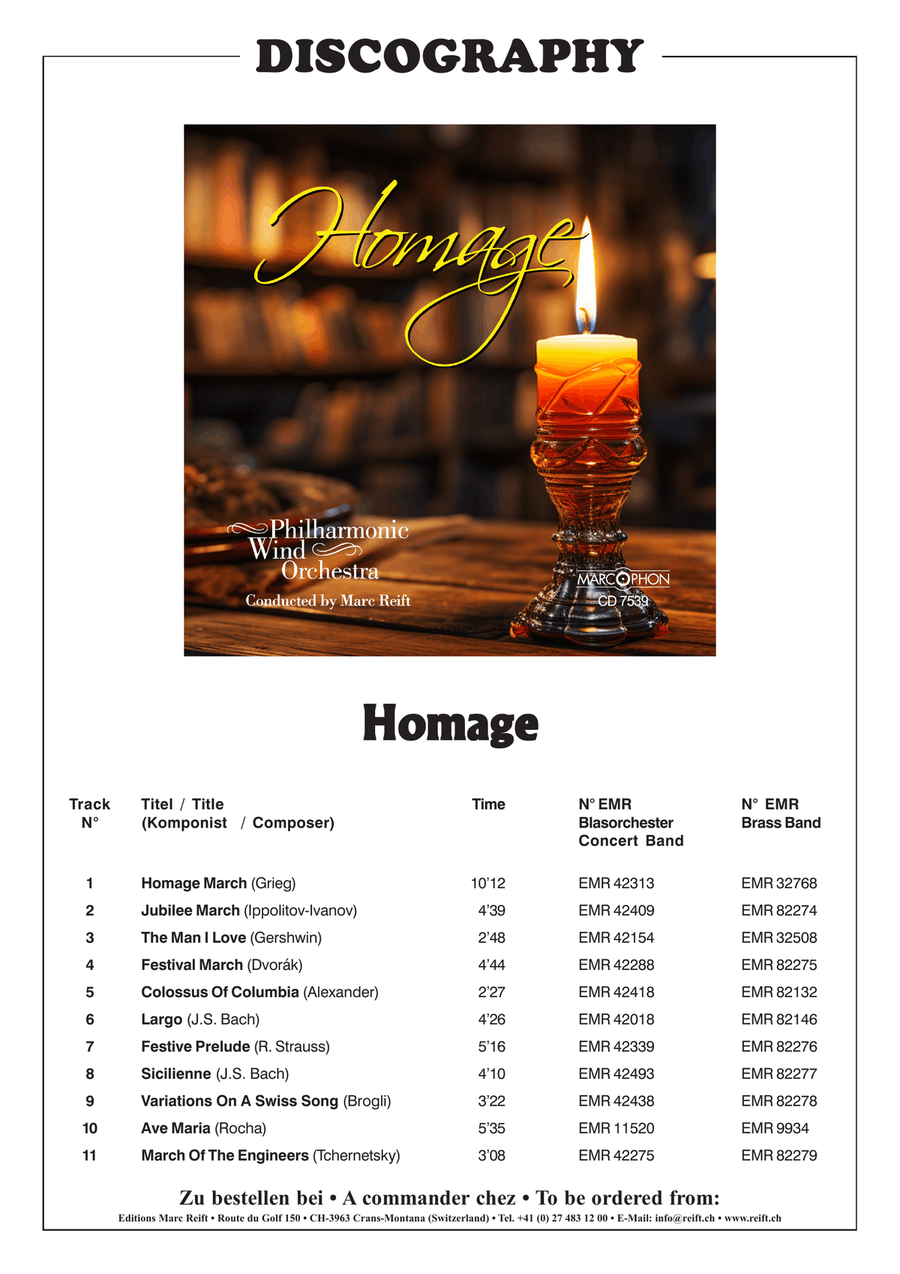 Variations On A Swiss Song Brass Band scores gallery preview page 3