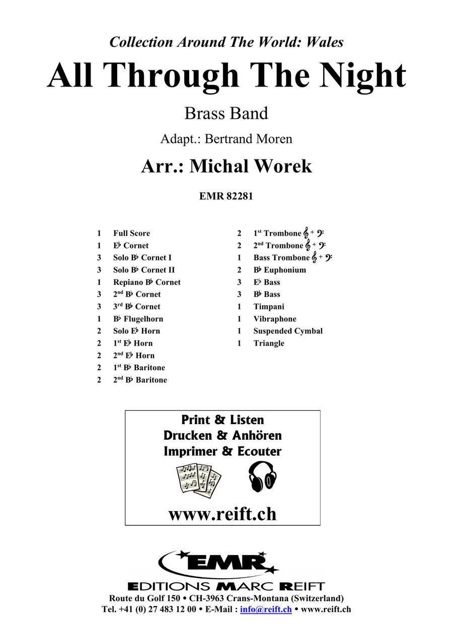 All Through The Night All Through The Night Brass Band scores gallery preview page 2
