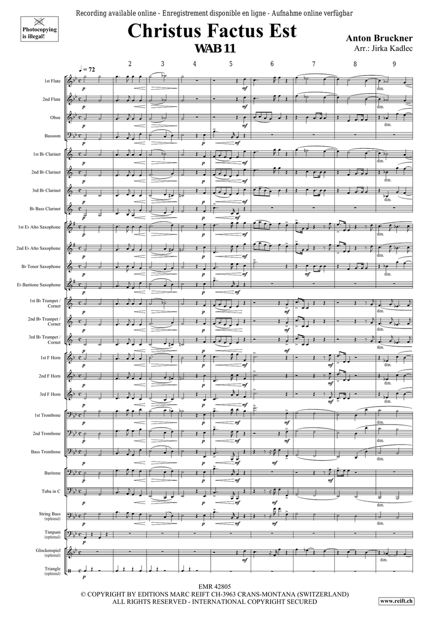 Christus Factus Est Christus Factus Est Concert Band scores gallery preview page 3