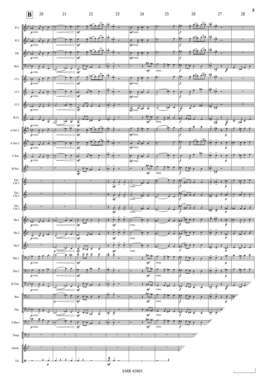 Christus Factus Est Christus Factus Est Concert Band scores gallery preview page 5