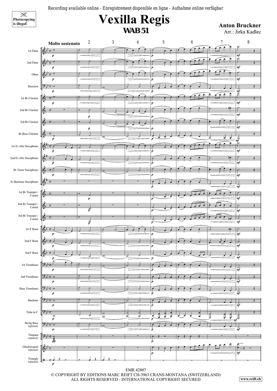 Vexilla Regis Vexilla Regis Concert Band scores gallery preview page 3