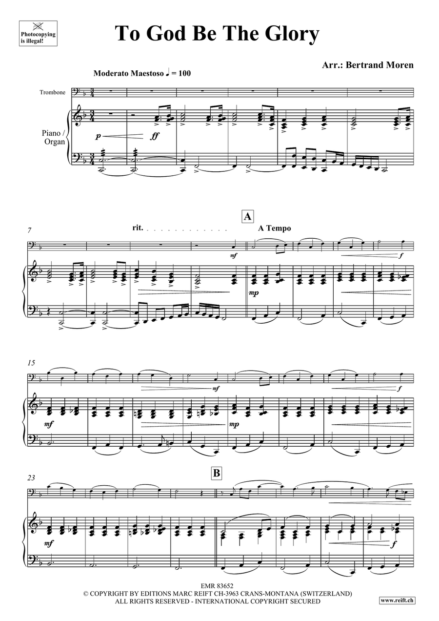 To God Be The Glory To God Be The Glory Organ scores gallery preview page 3