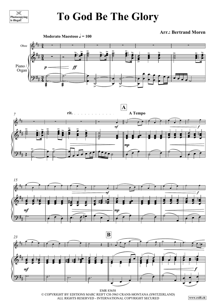 To God Be The Glory To God Be The Glory Organ scores gallery preview page 3