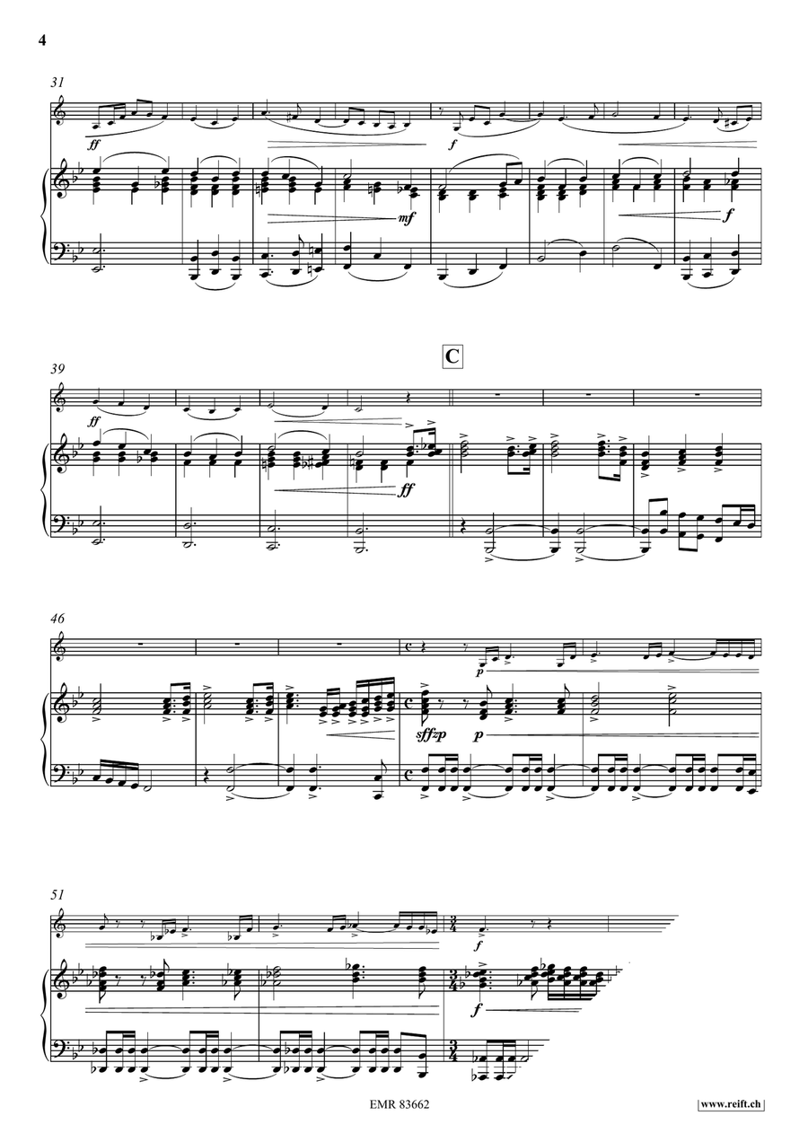 To God Be The Glory To God Be The Glory Bass Clarinet scores gallery preview page 4
