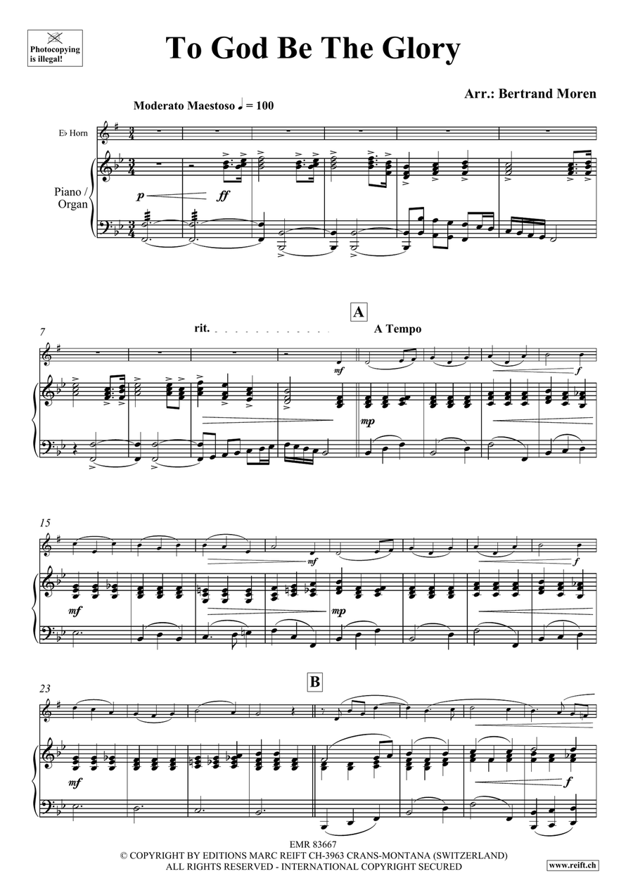 To God Be The Glory To God Be The Glory Horn scores gallery preview page 3