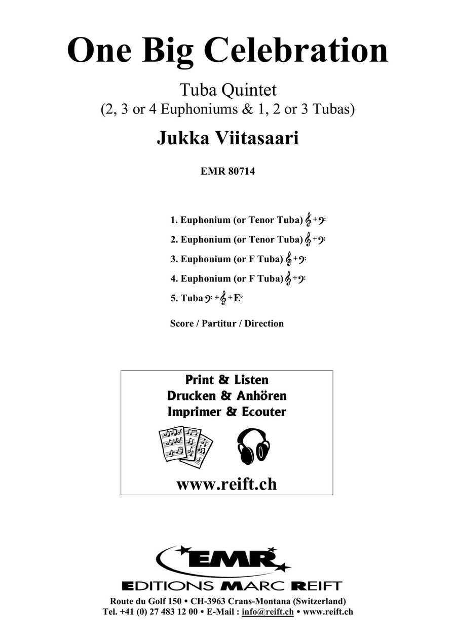 One Big Celebration Tuba scores gallery preview page 2