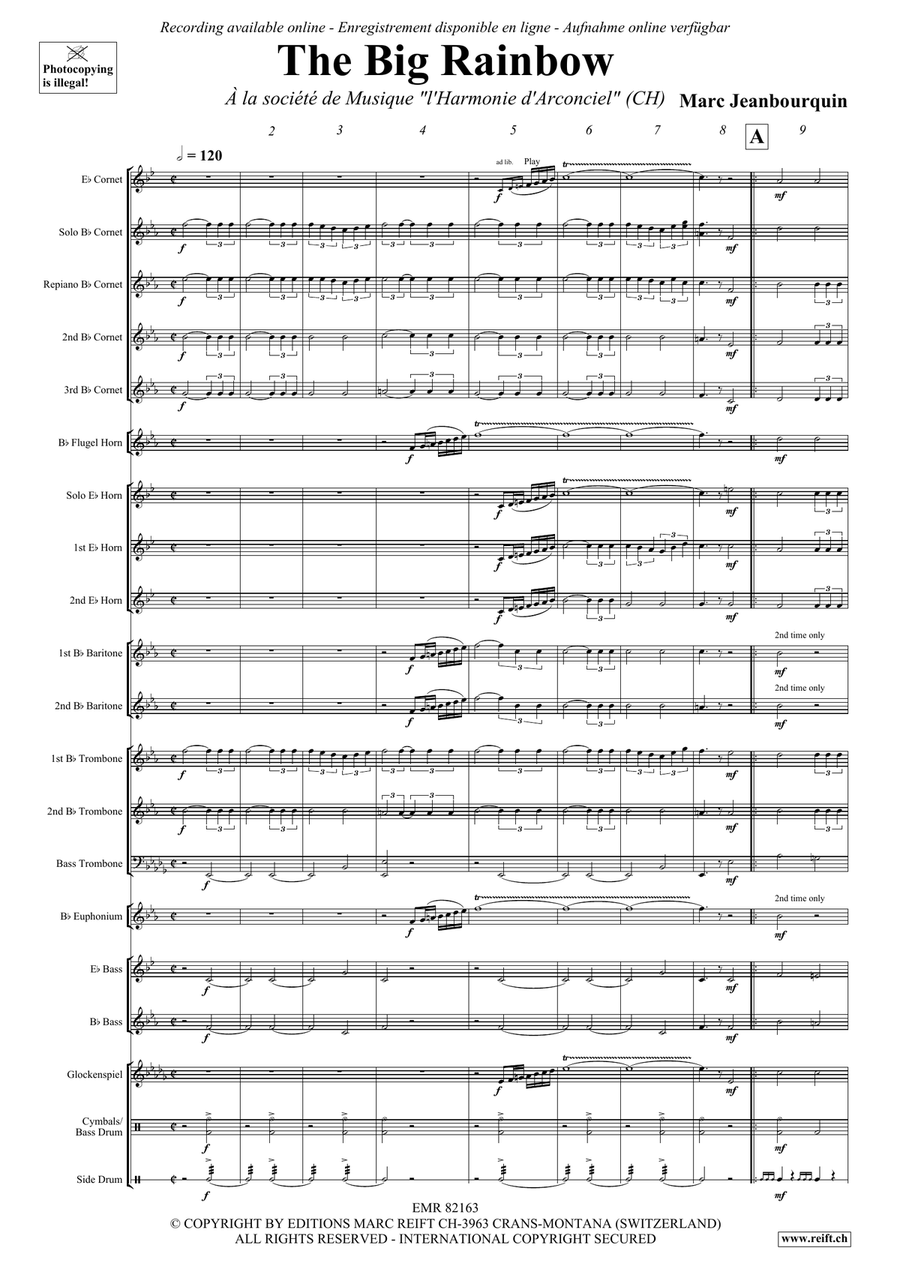 The Big Rainbow The Big Rainbow Brass Band scores gallery preview page 4