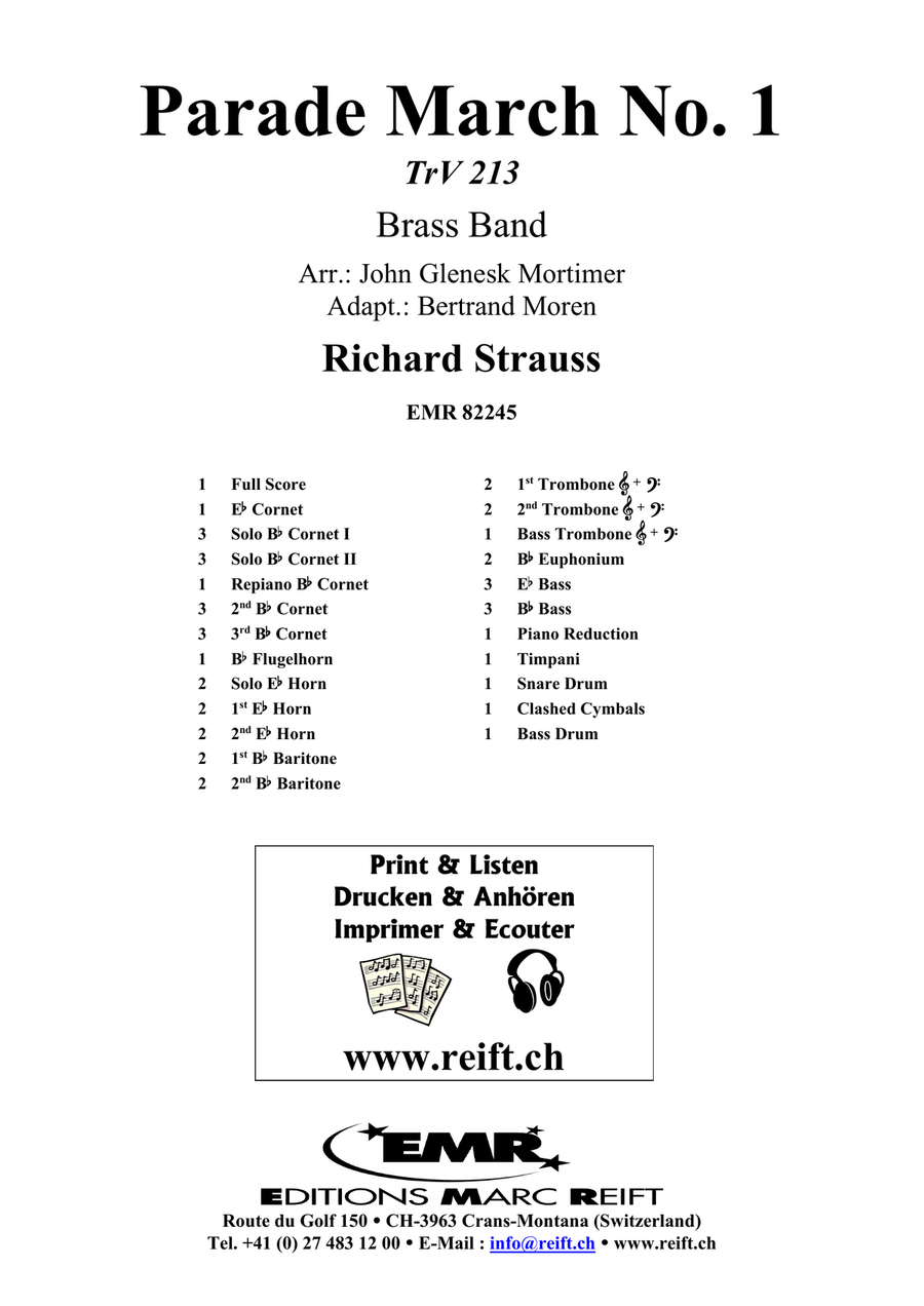 Parade March No. 1 Parade March No. 1 Brass Band scores gallery preview page 2