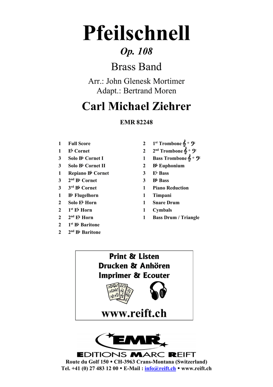 Pfeilschnell Pfeilschnell Brass Band scores gallery preview page 2