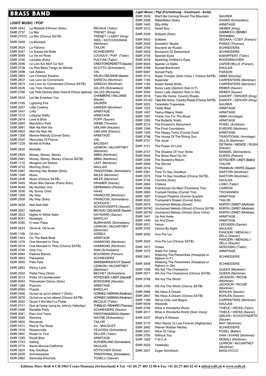 Pfeilschnell Pfeilschnell Brass Band scores gallery preview page 4