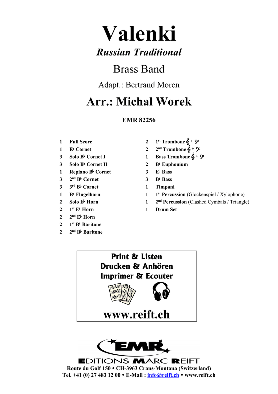 Valenki Valenki Brass Band scores gallery preview page 2