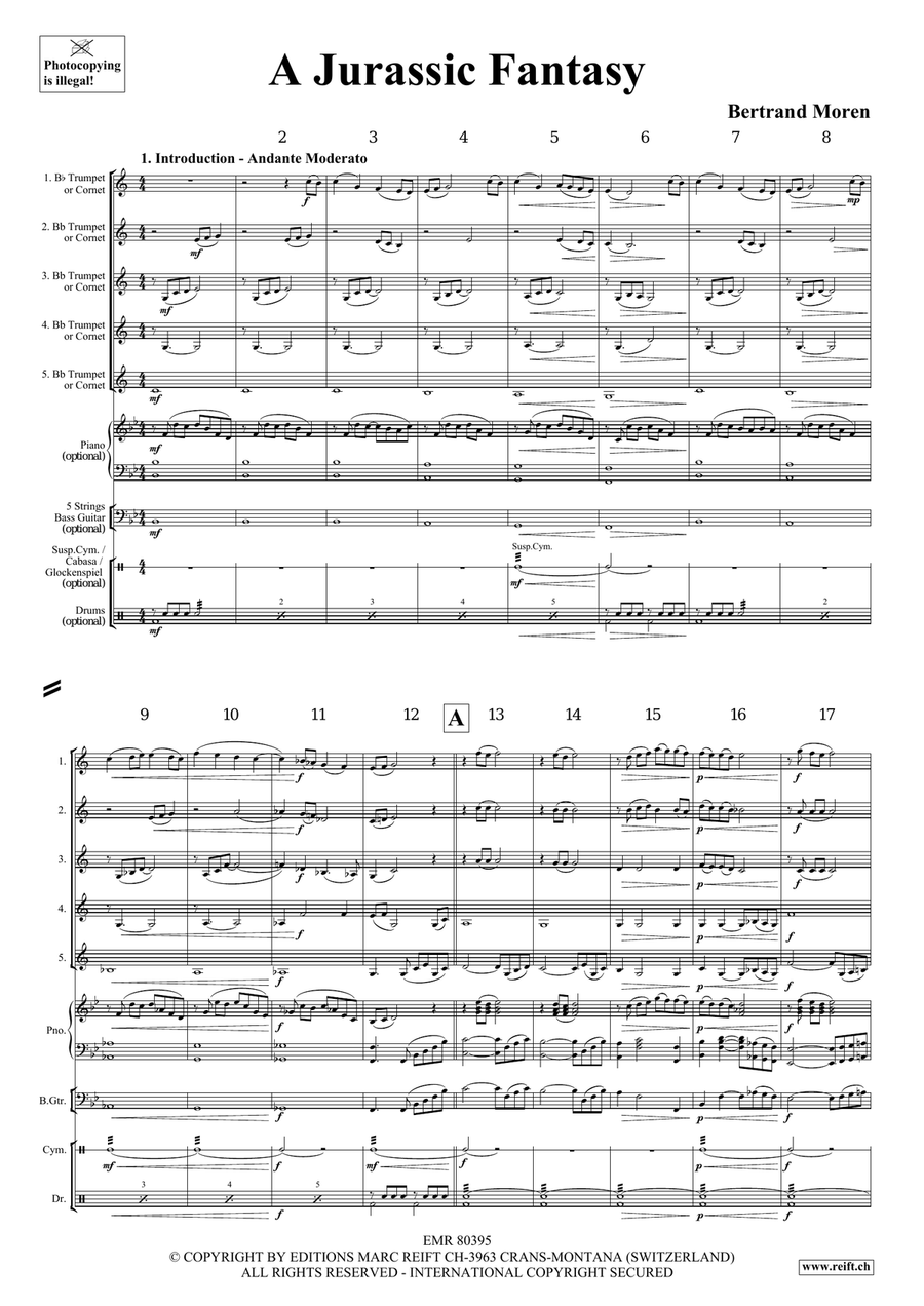A Jurassic Fantasy A Jurassic Fantasy Cornet scores gallery preview page 4