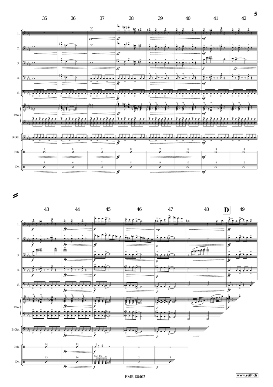 A Jurassic Fantasy A Jurassic Fantasy Bassoon scores gallery preview page 6