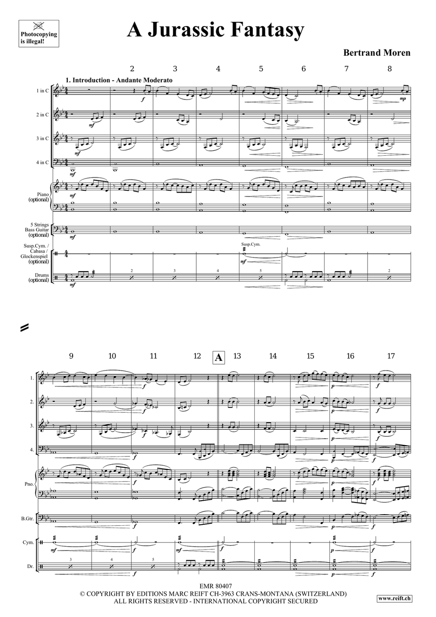A Jurassic Fantasy A Jurassic Fantasy Score scores gallery preview page 4