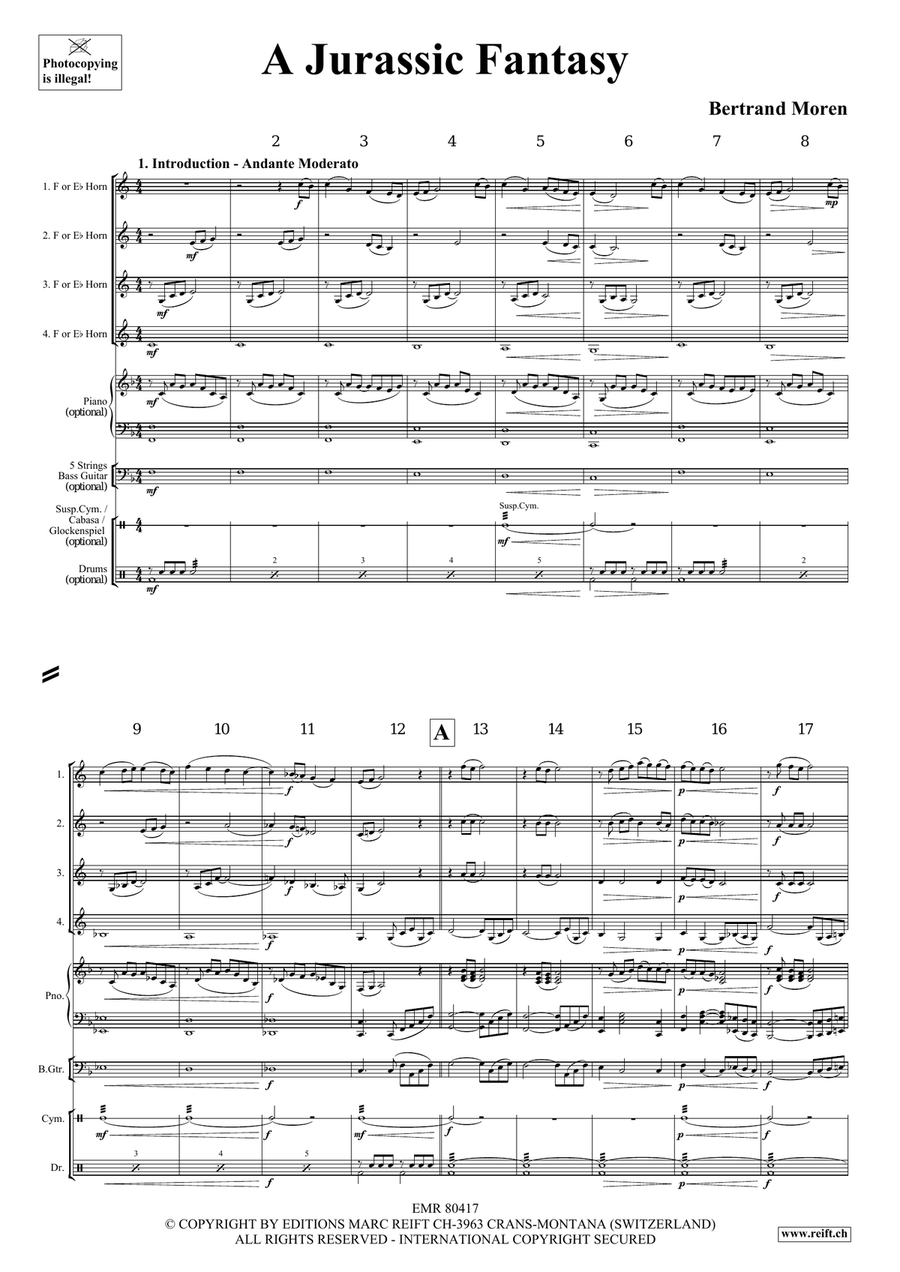 A Jurassic Fantasy A Jurassic Fantasy Horn scores gallery preview page 4