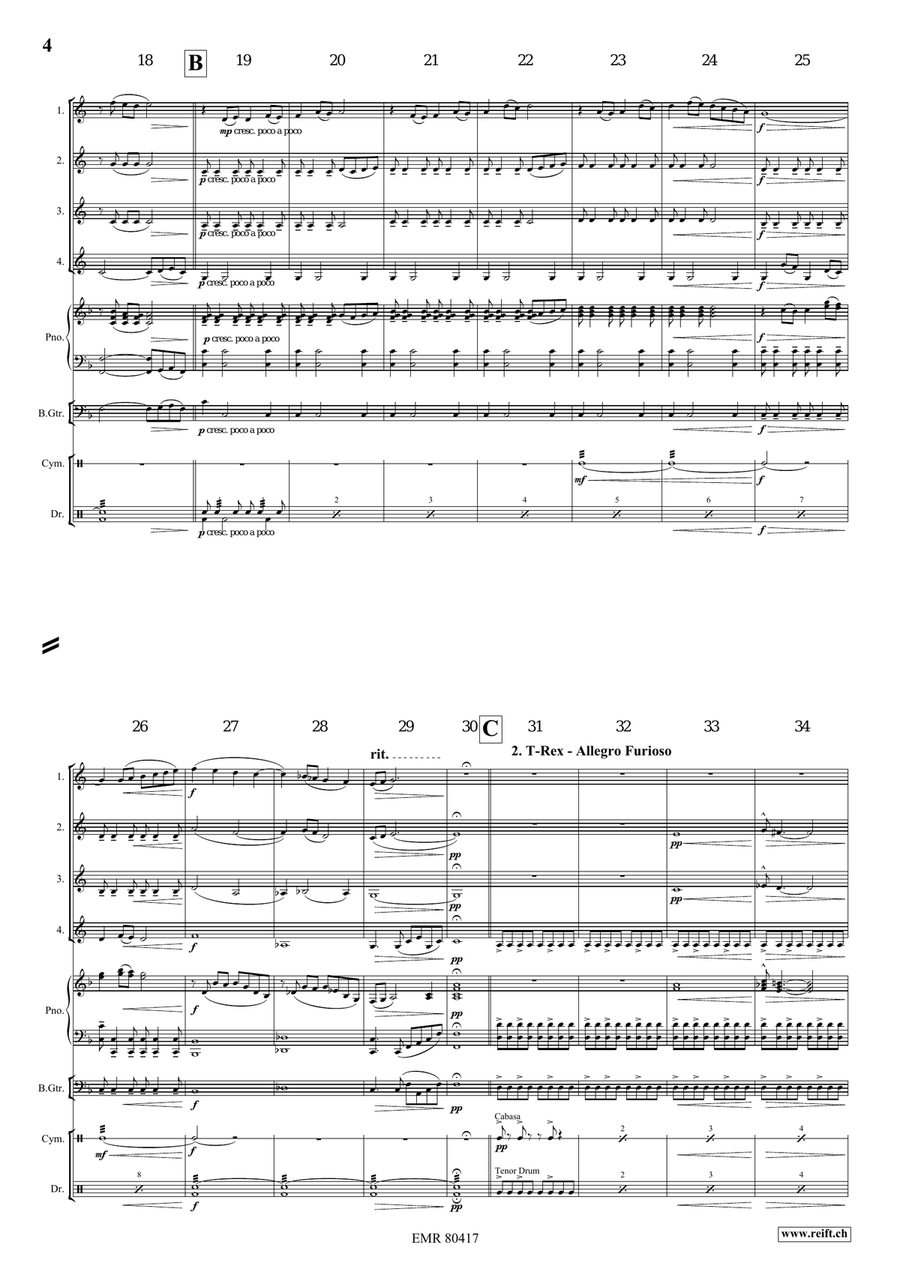 A Jurassic Fantasy A Jurassic Fantasy Horn scores gallery preview page 5