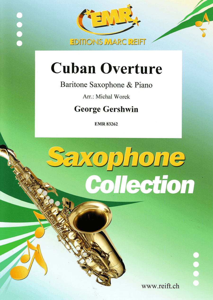 Cuban Overture Cuban Overture Baritone Saxophone scores gallery preview page 1