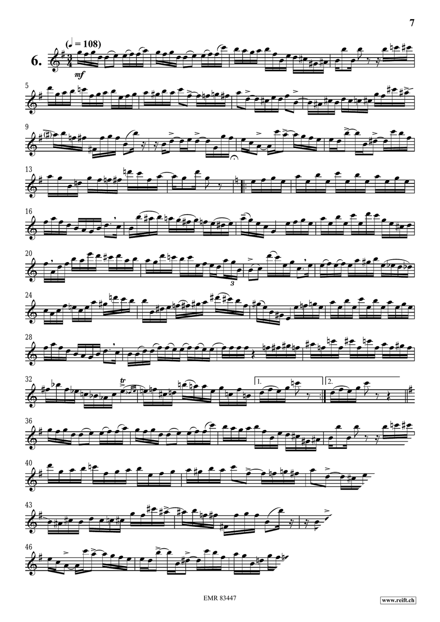 15 Studies 15 Studies Piccolo scores gallery preview page 8