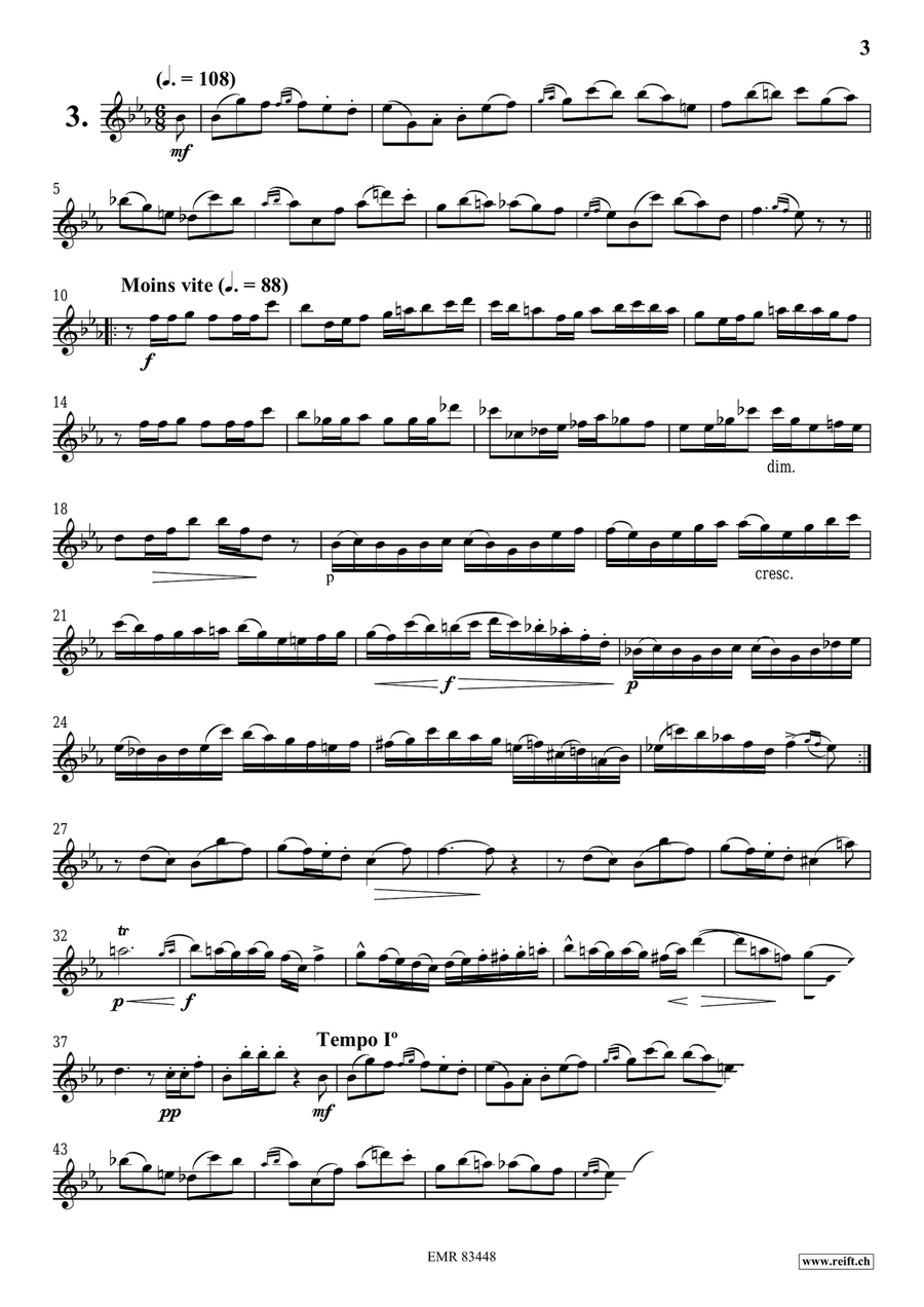 15 Studies 15 Studies Flute Solo scores gallery preview page 5