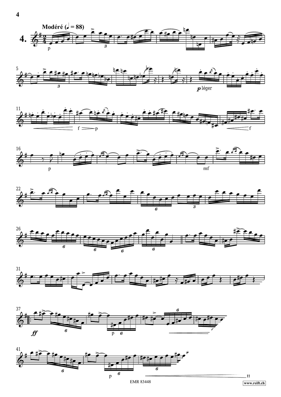 15 Studies 15 Studies Flute Solo scores gallery preview page 6