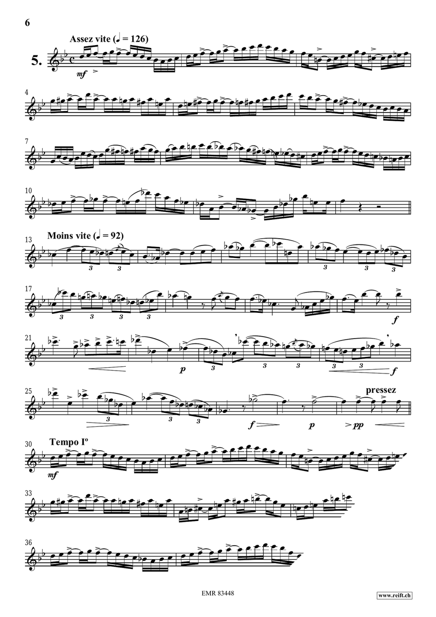 15 Studies 15 Studies Flute Solo scores gallery preview page 7
