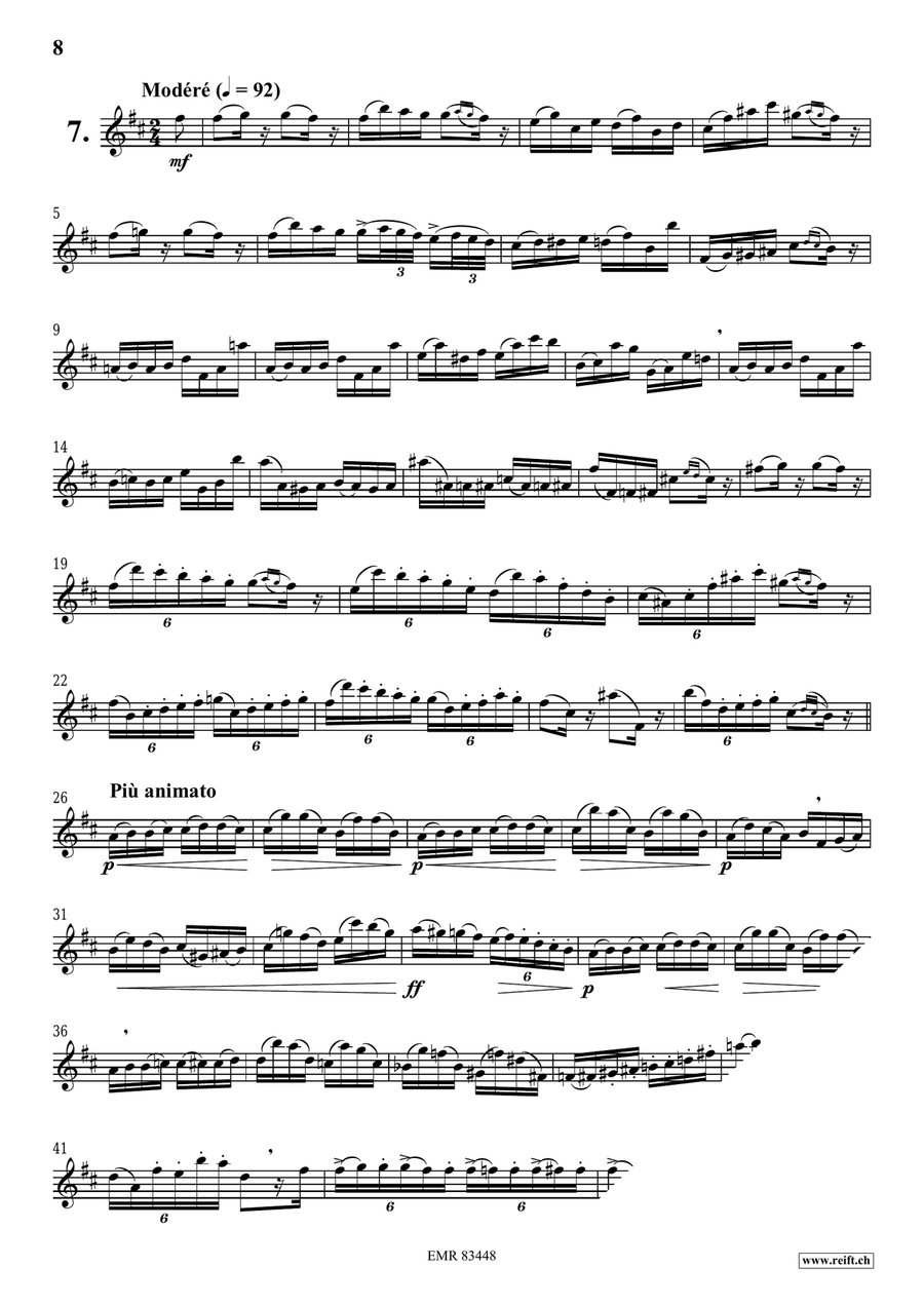 15 Studies 15 Studies Flute Solo scores gallery preview page 9